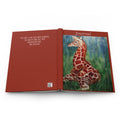Baby Giraffe Illustration Journal | Hardcover Lined Notebook