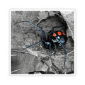 Black Widow Spider Kiss-Cut Stickers | Red Spots, Realistic Arachnid