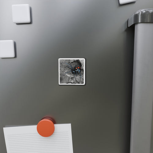 Black Widow Spider Die-Cut Magnet | Halloween Creepy Creeper