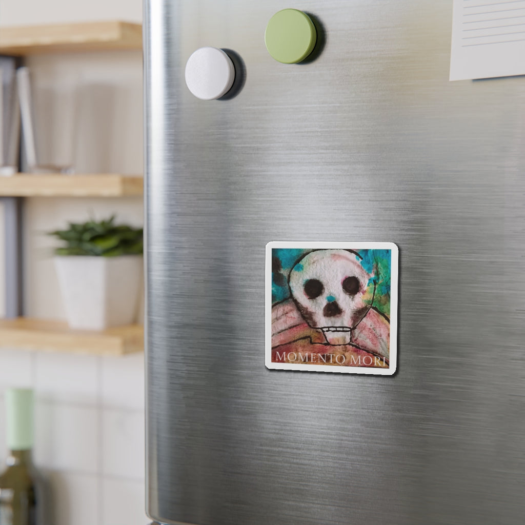 Momento Mori Skull Die-Cut Magnets | Watercolor Skull Art