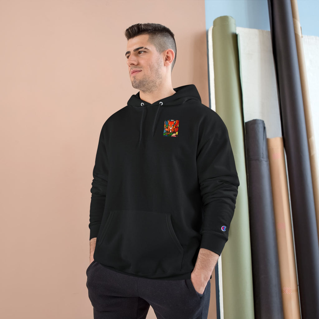 Colorful Fox Stained Glass Hoodie | Fox Illustration, Retro Vibes