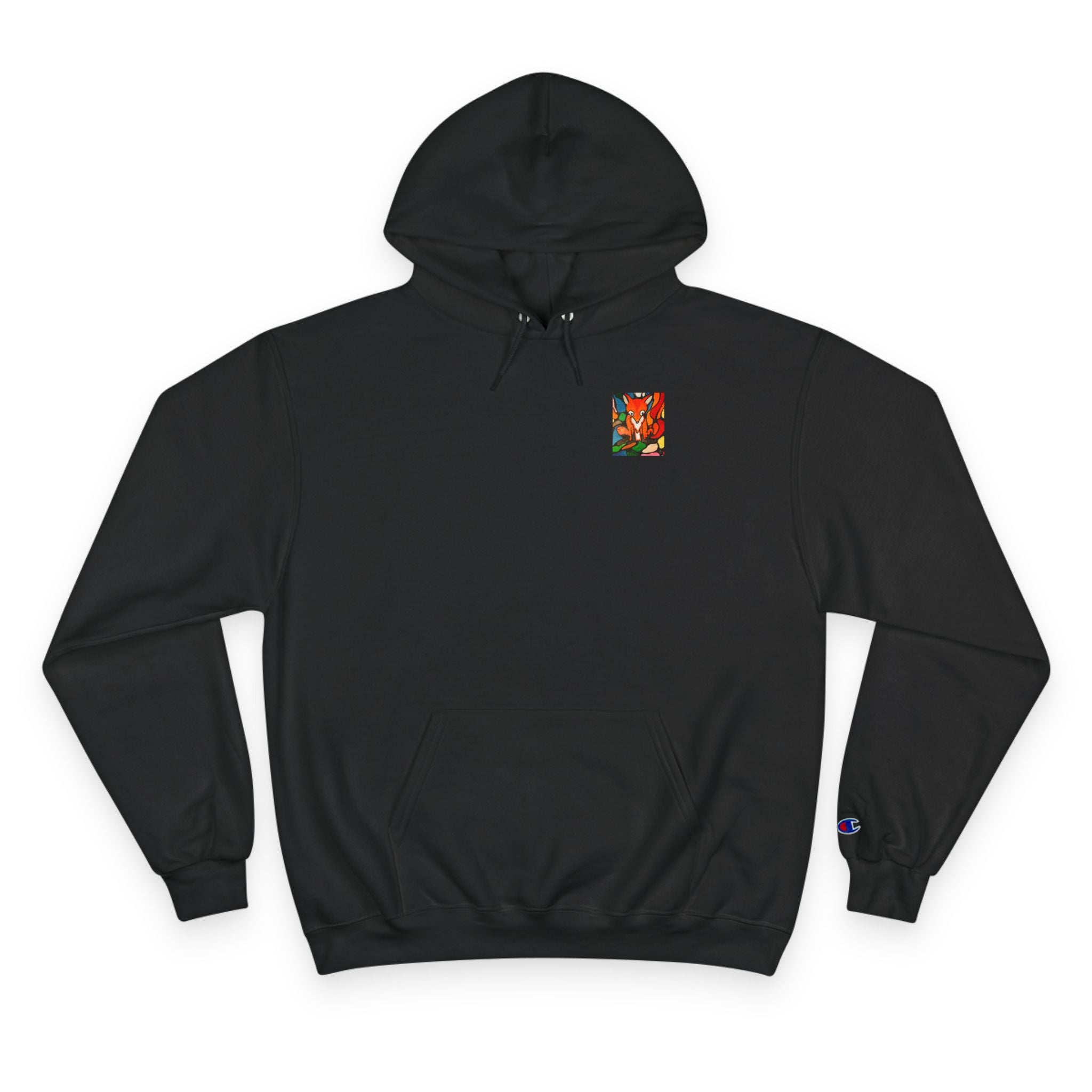 Colorful Fox Stained Glass Hoodie | Fox Illustration, Retro Vibes