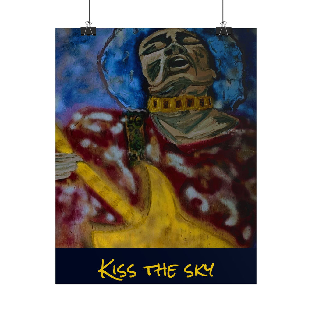 Kiss the Sky Poster | Rolled Art Print