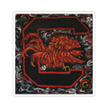 van Gogh Gamecocks grey Kiss-Cut Sticker | Bold Rooster Monogram Sticker